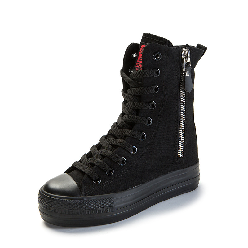 Wedge Espadrille Women - Women's Shoes New High-top Side Zip