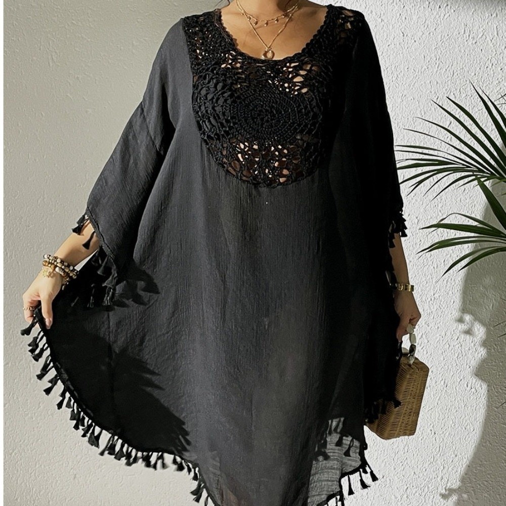 Square Neck Summer Sunscreen S - đánh giá và giá Cover Up Kaftan
