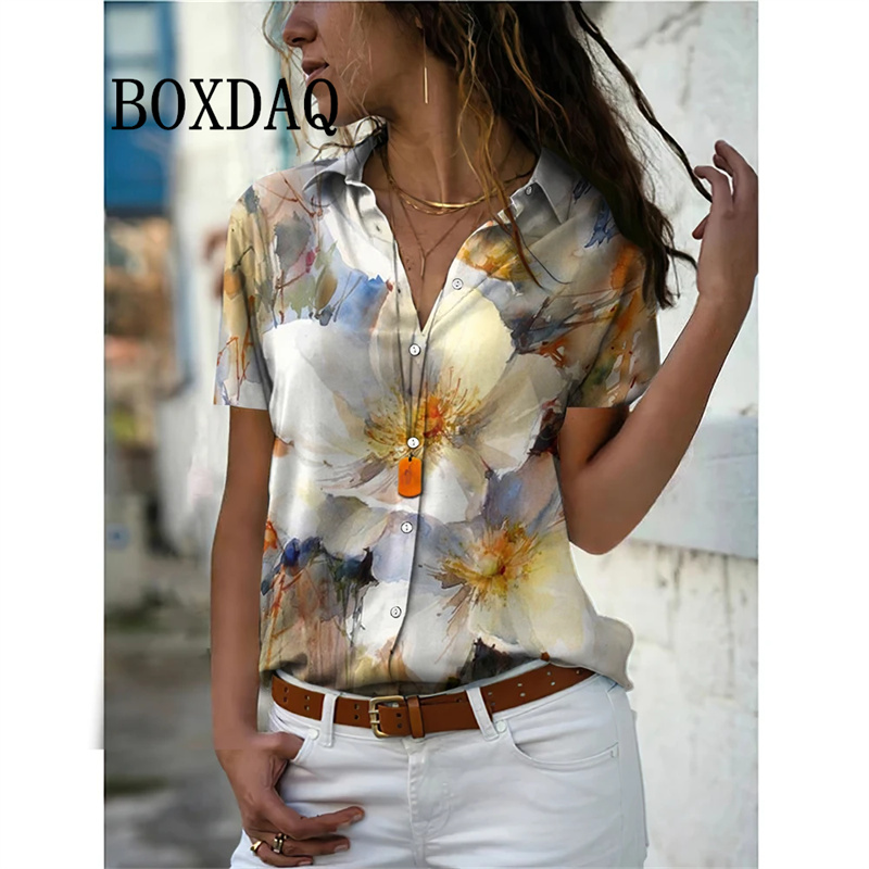 Summer Women Shirt Vintage Flo - đánh giá và giá Romper Floral Print