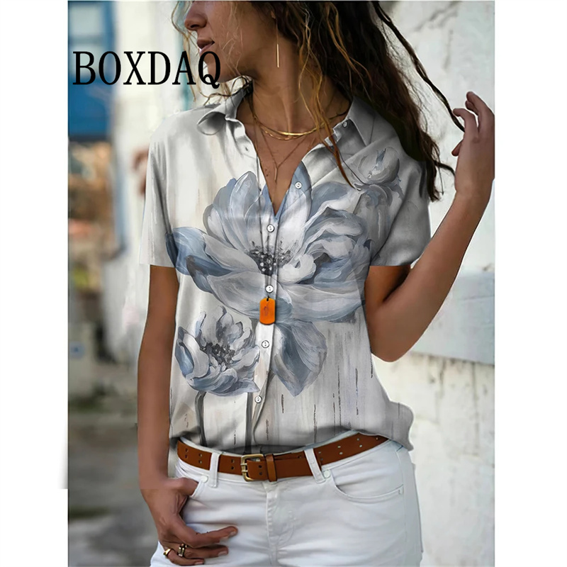 Summer Women Shirt Vintage Flo - đánh giá và giá Romper Floral Print